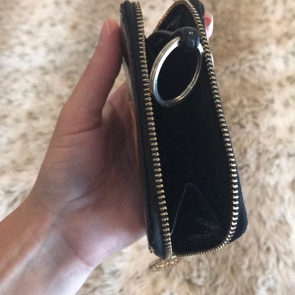 Black Tory Burch Key Chain Wallet - Picture 7 of 8